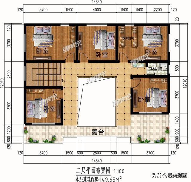農(nóng)村四合院別墅設(shè)計(jì)圖，喜歡的朋友快收藏，圖紙難求別錯(cuò)過(guò)！