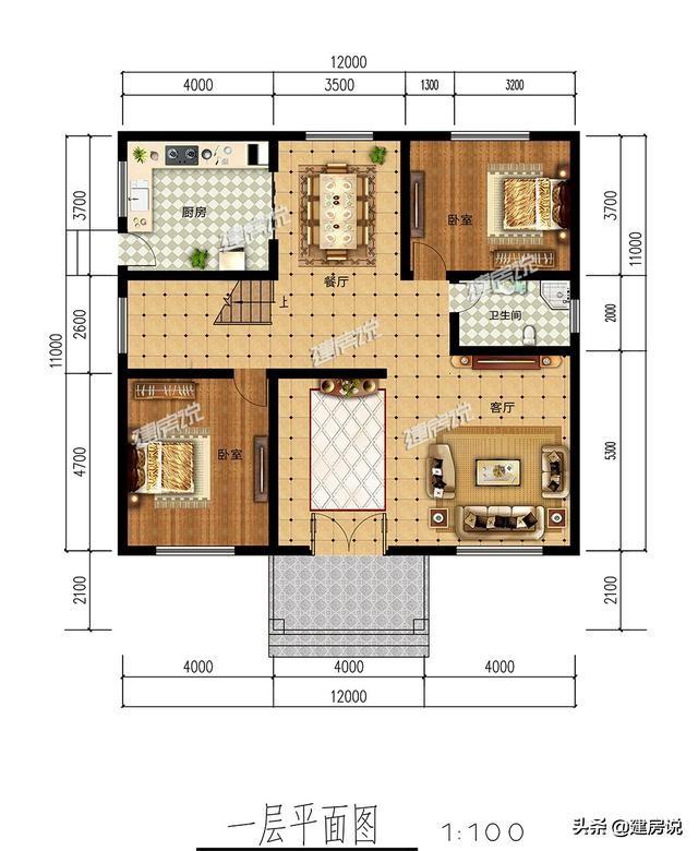4款造價20萬的別墅圖紙任你挑選，喜歡哪款快收藏好了