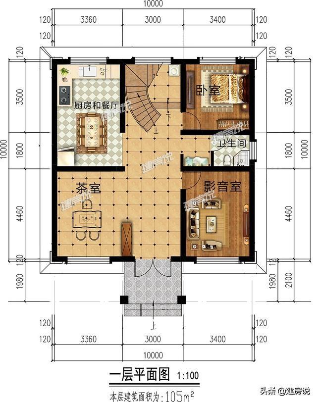 4套造價20萬的別墅設計圖，任你挑選！花小錢蓋好房，圖紙難求快收藏好了。
