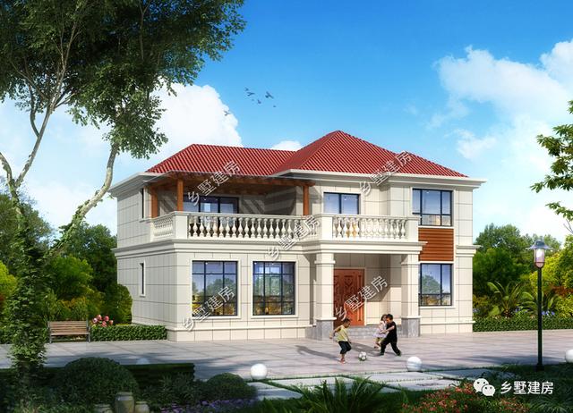 農(nóng)村二層別墅設(shè)計(jì)圖，漂亮經(jīng)濟(jì)又實(shí)用，農(nóng)村建房二層就是很好的選擇