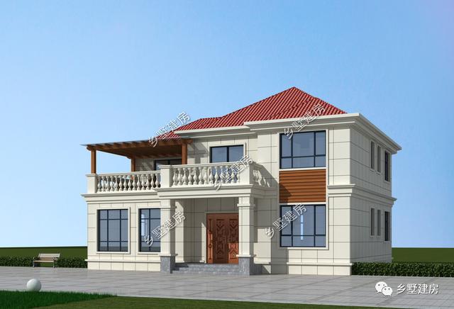 農(nóng)村二層別墅設(shè)計(jì)圖，漂亮經(jīng)濟(jì)又實(shí)用，農(nóng)村建房二層就是很好的選擇