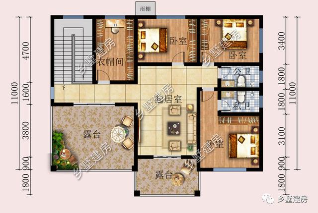 農(nóng)村二層別墅設(shè)計(jì)圖，漂亮經(jīng)濟(jì)又實(shí)用，農(nóng)村建房二層就是很好的選擇