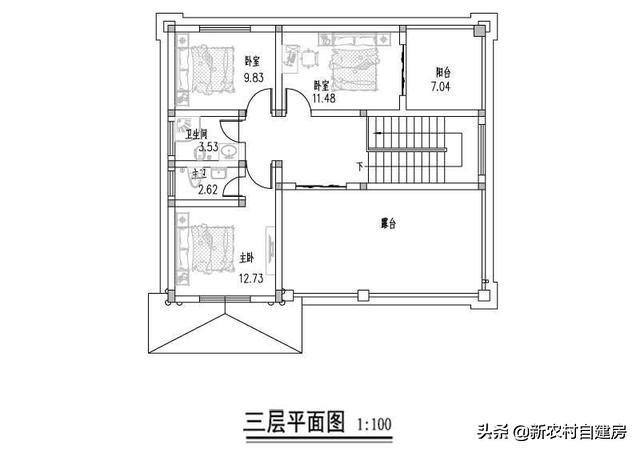 小面寬別墅設(shè)計(jì)圖，三層歐式自建房，外觀簡(jiǎn)約大氣、是農(nóng)村建房不錯(cuò)的選擇，讓我們一起來(lái)看一下吧！