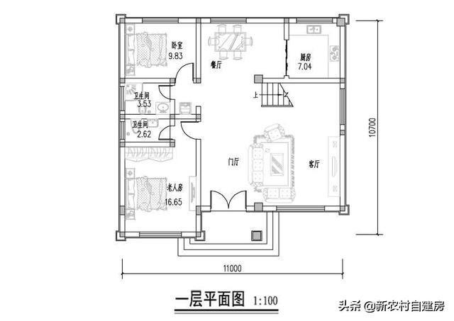 小面寬別墅設(shè)計(jì)圖，三層歐式自建房，外觀簡(jiǎn)約大氣、是農(nóng)村建房不錯(cuò)的選擇，讓我們一起來(lái)看一下吧！