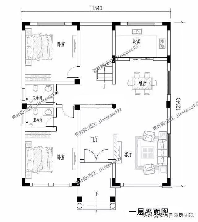 5款帶露臺(tái)設(shè)計(jì)圖的農(nóng)村別墅圖紙，這樣的別墅美景，實(shí)在是一種享受