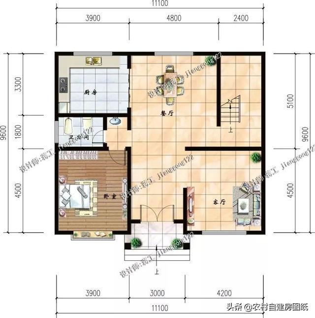 5款帶露臺(tái)設(shè)計(jì)圖的農(nóng)村別墅圖紙，這樣的別墅美景，實(shí)在是一種享受