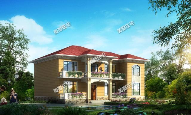 8款二層別墅設(shè)計(jì)圖，任你選，款款實(shí)用經(jīng)典！戶型方正簡(jiǎn)約大氣的別墅，經(jīng)典又耐看，裝飾不多又易于建造。