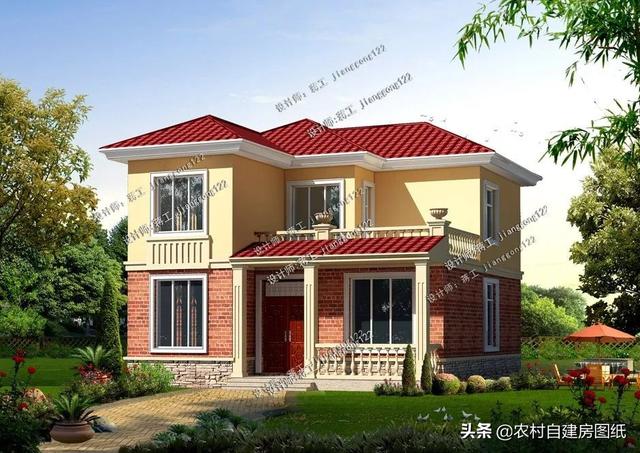 5款帶露臺的農(nóng)村別墅設計圖，這幾款別墅戶型，都帶有露臺，不管是住家還是度假都值得借鑒。
