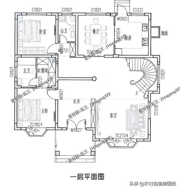 5款帶露臺的農(nóng)村別墅設計圖，這幾款別墅戶型，都帶有露臺，不管是住家還是度假都值得借鑒。