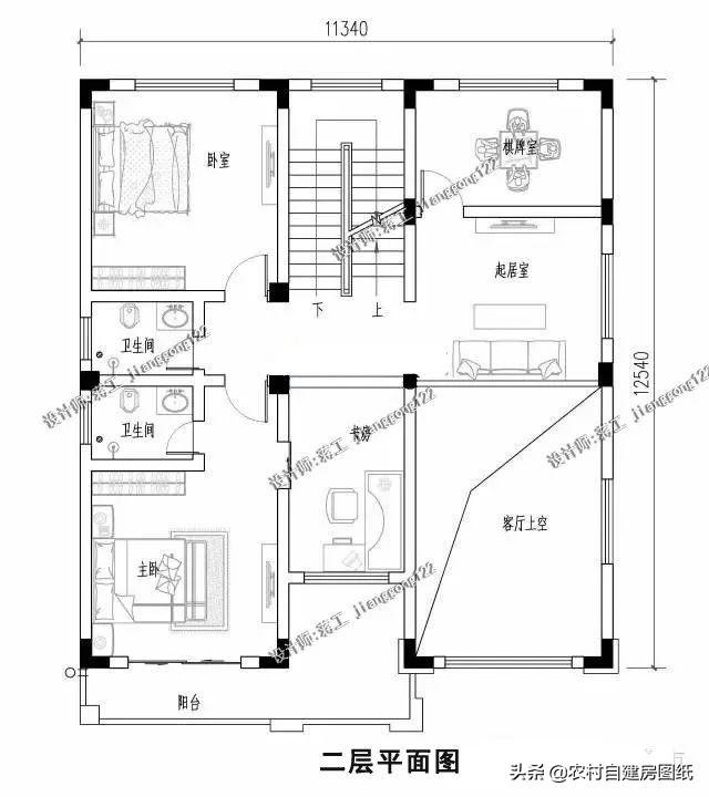 5款帶露臺的農(nóng)村別墅設計圖，這幾款別墅戶型，都帶有露臺，不管是住家還是度假都值得借鑒。