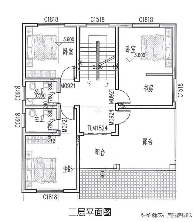 5款帶露臺的農(nóng)村別墅設計圖，這幾款別墅戶型，都帶有露臺，不管是住家還是度假都值得借鑒。