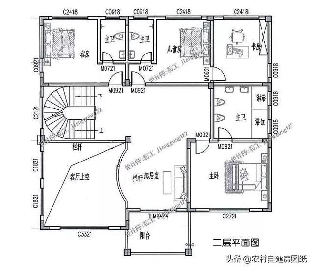 5款帶露臺的農(nóng)村別墅設計圖，這幾款別墅戶型，都帶有露臺，不管是住家還是度假都值得借鑒。