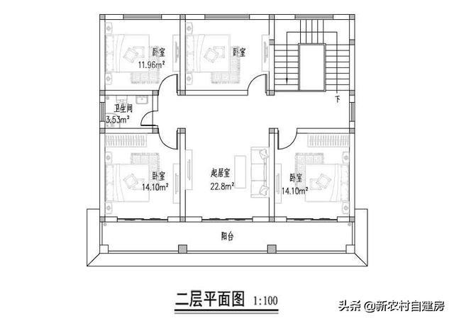 簡歐式風(fēng)別墅設(shè)計(jì)圖，外觀簡約大氣，非常溫馨，是農(nóng)村建房的典范