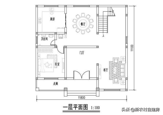 簡歐式風(fēng)別墅設(shè)計(jì)圖，外觀簡約大氣，非常溫馨，是農(nóng)村建房的典范