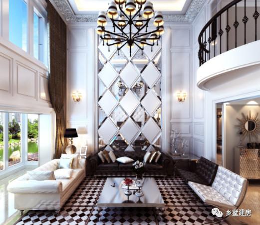 兩層簡歐風別墅設計圖，地下室+挑空客廳，功能齊全，樣式美觀。農(nóng)村自建房中的完美選擇