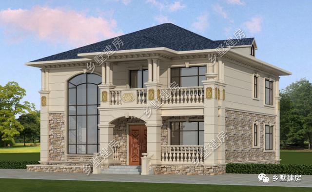 兩層簡歐風別墅設計圖，地下室+挑空客廳，功能齊全，樣式美觀。農(nóng)村自建房中的完美選擇