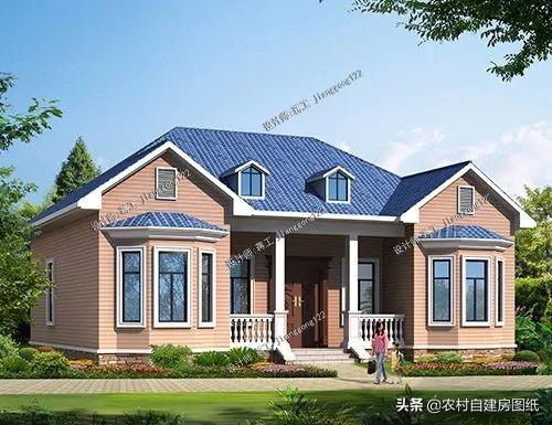 2024年7棟最新一層農村別墅設計圖，有豪華范的，有實用派的，有你喜歡的嗎？