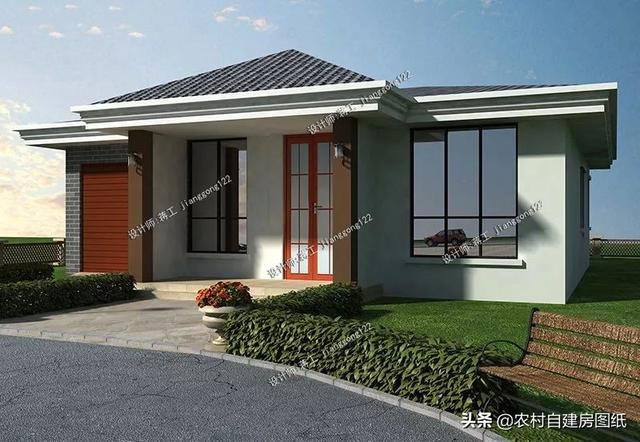 2024年7棟最新一層農村別墅設計圖，有豪華范的，有實用派的，有你喜歡的嗎？