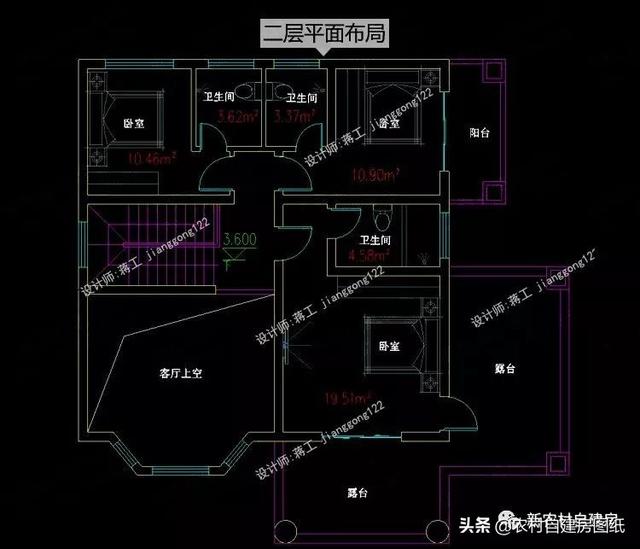 4款帶車庫的二層別墅設(shè)計(jì)圖，在農(nóng)村建房戶型中，建的最多的還是經(jīng)濟(jì)實(shí)用的二層別墅，面積不需要太大，功能要齊全，堂屋、車庫、