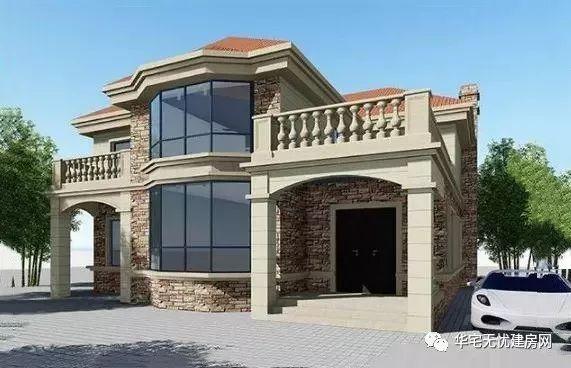 推薦三款二層自建別墅的設計方案，都是歐式的風格，以供大家參考