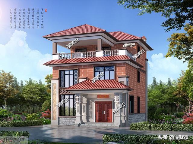 5套小面積農(nóng)村別墅設(shè)計(jì)圖，在老家建房不需要多大氣，建個小面積的，造價不高，也經(jīng)濟(jì)適用！