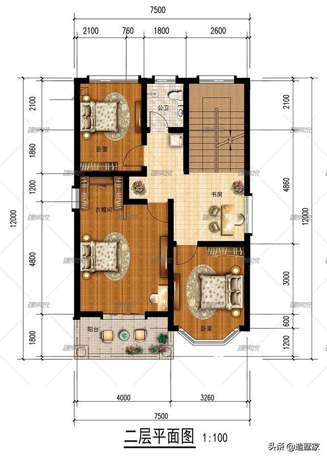 5套小面積農(nóng)村別墅設(shè)計(jì)圖，在老家建房不需要多大氣，建個小面積的，造價不高，也經(jīng)濟(jì)適用！