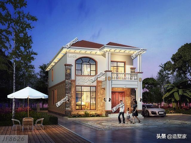 5套小面積農(nóng)村別墅設(shè)計(jì)圖，在老家建房不需要多大氣，建個小面積的，造價不高，也經(jīng)濟(jì)適用！