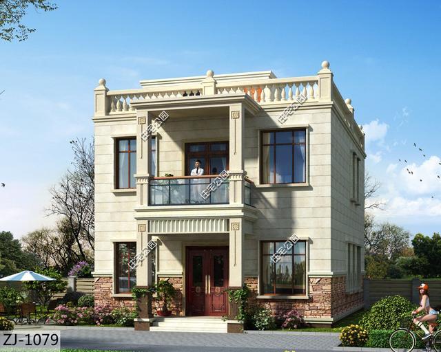 平頂屋二層農(nóng)村自建房設(shè)計(jì)圖，農(nóng)村自建房已經(jīng)沒多少人做平屋頂了，可為啥李先生卻鐵了心要蓋？