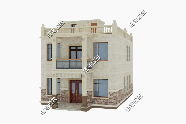 平頂屋二層農(nóng)村自建房設(shè)計(jì)圖，農(nóng)村自建房已經(jīng)沒多少人做平屋頂了，可為啥李先生卻鐵了心要蓋？