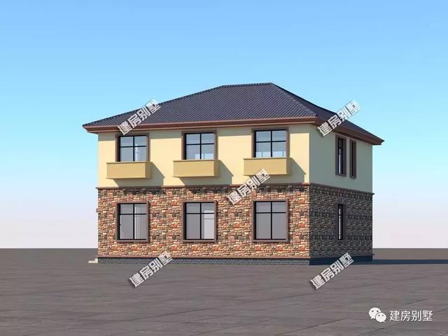 9款兩層自建房戶型，開間都是12米，每一款戶型的外觀和布局都非常好