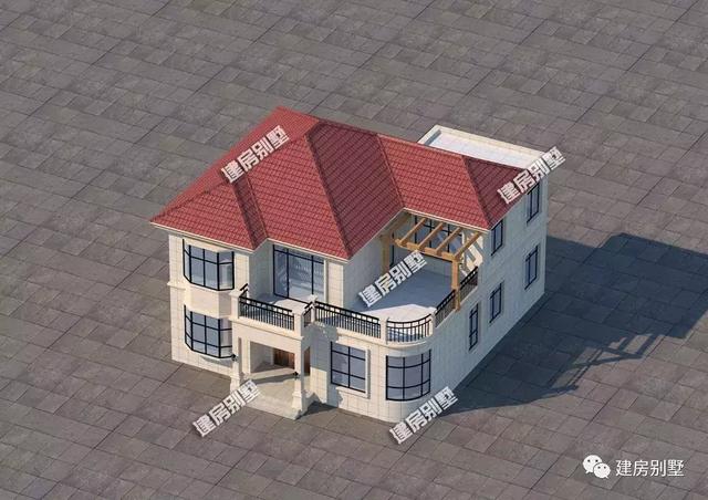 9款兩層自建房戶型，開間都是12米，每一款戶型的外觀和布局都非常好