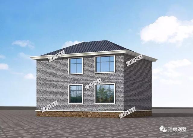 9款兩層自建房戶型，開間都是12米，每一款戶型的外觀和布局都非常好