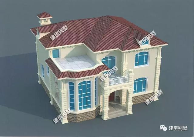 9款兩層自建房戶型，開間都是12米，每一款戶型的外觀和布局都非常好