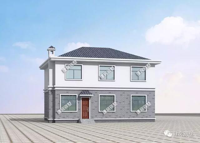 9款兩層自建房戶型，開間都是12米，每一款戶型的外觀和布局都非常好