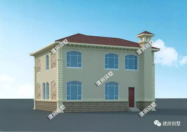 9款兩層自建房戶型，開間都是12米，每一款戶型的外觀和布局都非常好