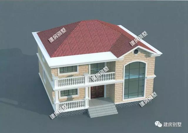 9款兩層自建房戶型，開間都是12米，每一款戶型的外觀和布局都非常好