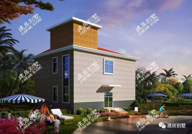 9款兩層自建房戶型，開間都是12米，每一款戶型的外觀和布局都非常好