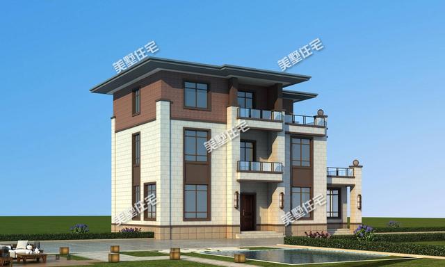 推薦一款非常時尚大氣的別墅設(shè)計圖，建在村里絕對是風景線！