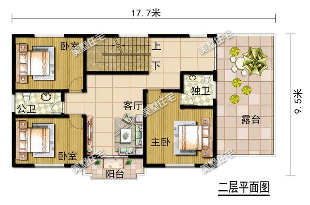 推薦一款非常時尚大氣的別墅設(shè)計圖，建在村里絕對是風景線！