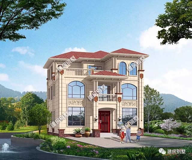 分享兩棟開間11米多的三層自建房設(shè)計圖，建造屬于自己的城堡吧