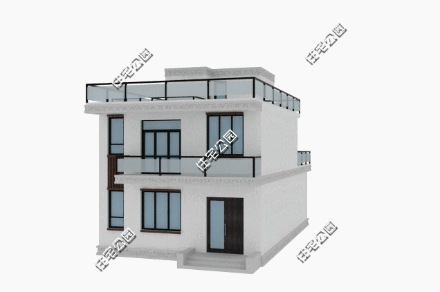 現(xiàn)代風(fēng)平屋頂小別墅，滿足你對(duì)生活的所有向往