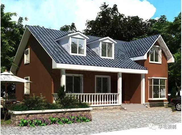 推薦兩款別致的一層自建房設計圖，每套的造價都不超20萬，效果很驚艷