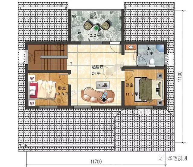 推薦兩款別致的一層自建房設計圖，每套的造價都不超20萬，效果很驚艷