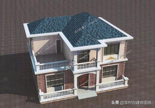 最實用的二層農(nóng)村別墅設(shè)計，室內(nèi)非常實用，造價也不高