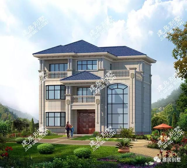 兩棟面寬11米多的農村自建房設計圖，戶型足夠好，大家才能爭相要建