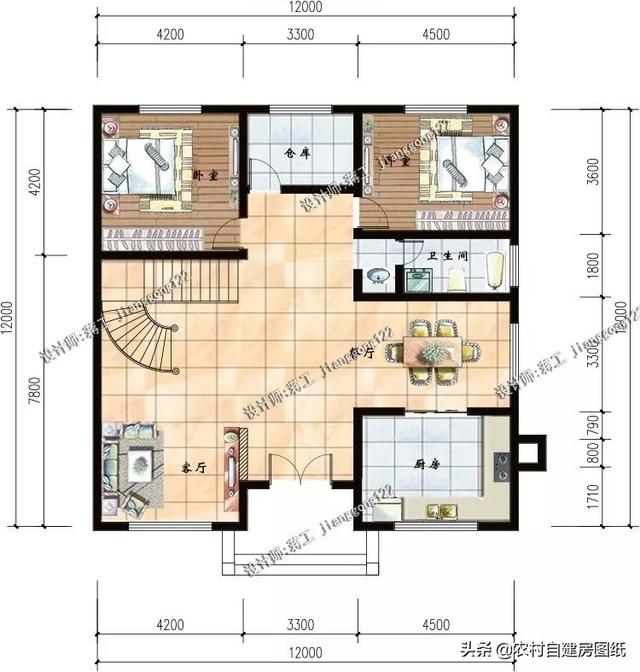 10款帶煙囪的農(nóng)村別墅設(shè)計(jì)圖，讓你感受山村生活的美妙