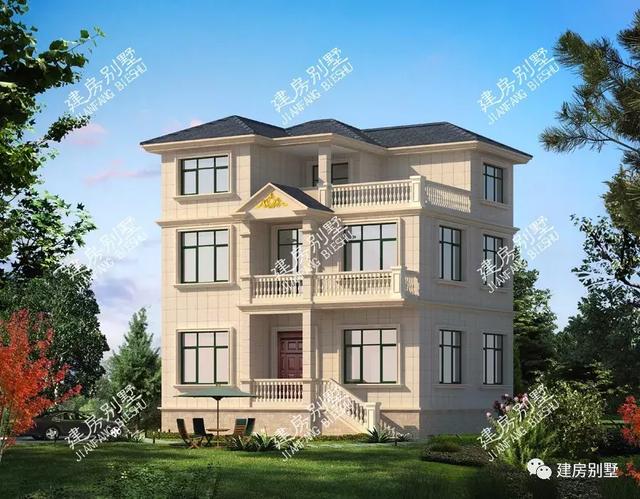 兩棟自建房設(shè)計圖，簡約別墅，外觀美、布局好