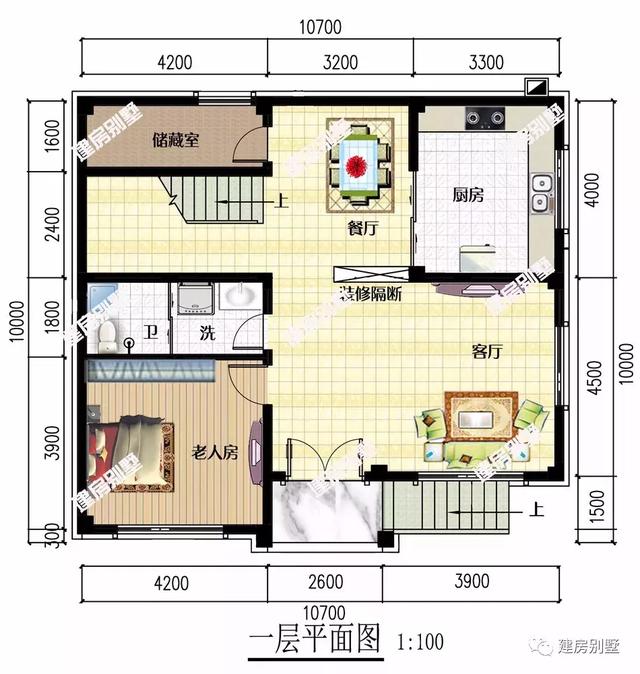 兩棟自建房設(shè)計圖，簡約別墅，外觀美、布局好