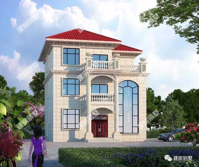 兩棟自建房設(shè)計圖，簡約別墅，外觀美、布局好