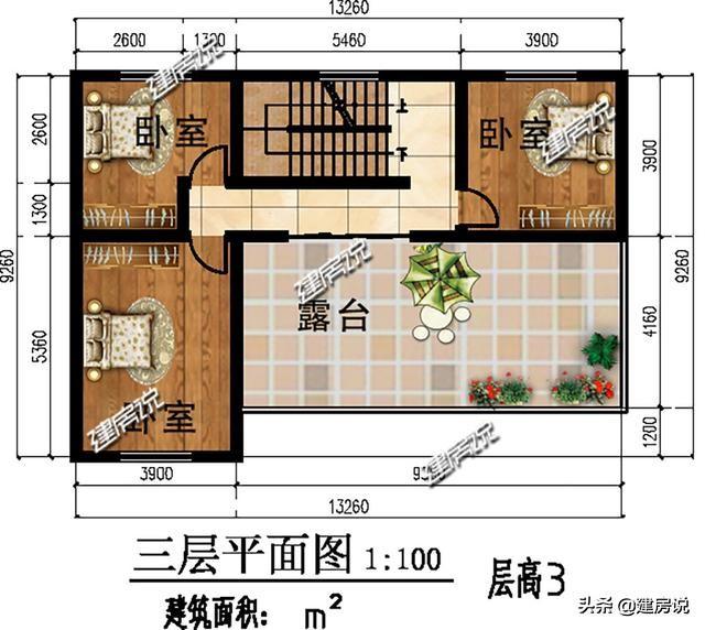 4款帶堂屋+車庫(kù)的別墅設(shè)計(jì)圖，這才是適合農(nóng)村的好戶型！建棟在老家居住舒適舒心，一百年都不過時(shí)。